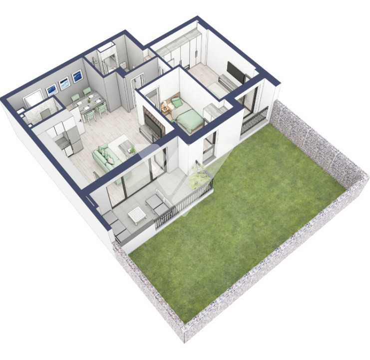  Apartament premium 3 camere 63 mp utili parter inalt- Turnisor Sibiu