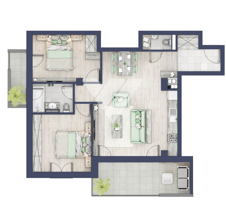 Apartament premium 3 camere parcare subterana si putraterana - Turnisor Sibiu
