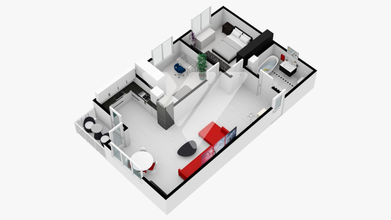 Apartament intabulat 3 camere etaj 5 cu lift zona Doamna Stanca Selimbar