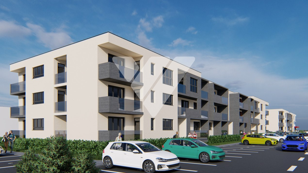 Apartament 2 camere cu gradina LA CHEIE si 2 locuri de parcare - Selimbar Sibiu 