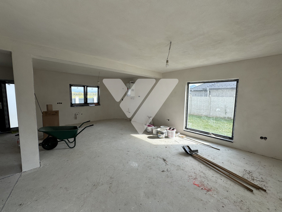 Casa individuala noua 5 camere si teren 640 mp in Cristian Sibiu