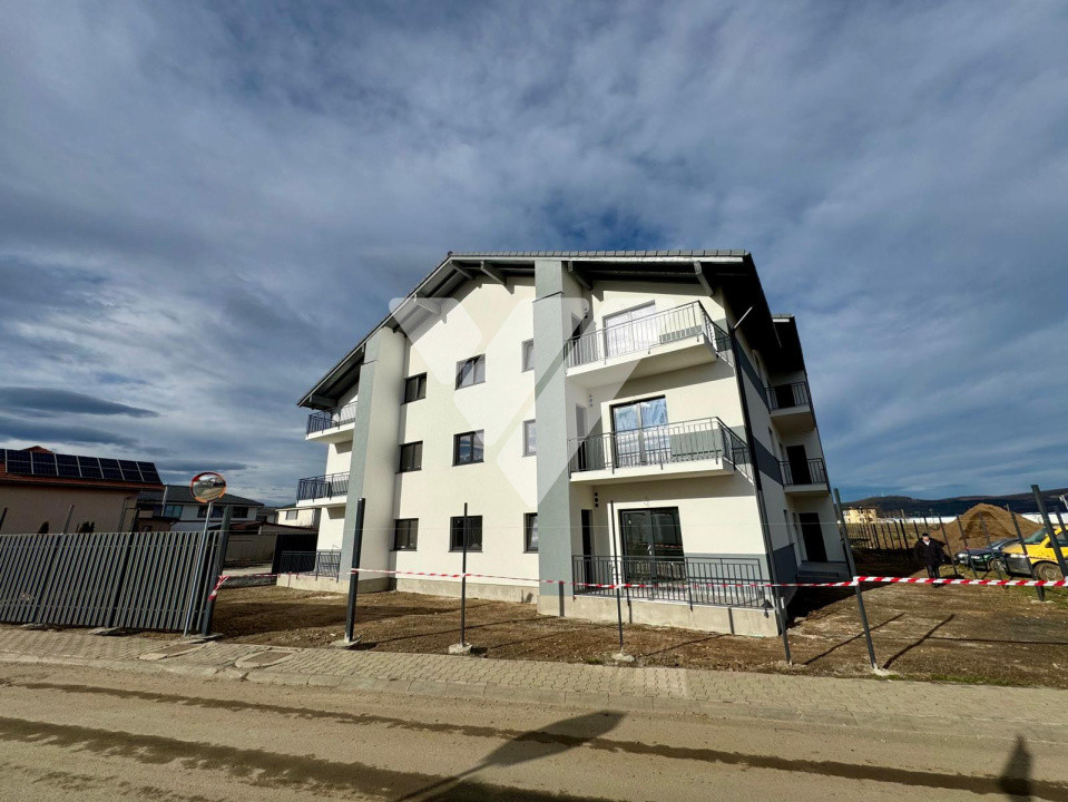 Apartament NOU 2 camere etaj 1 cu balcon - zona Selimbar SIBIU