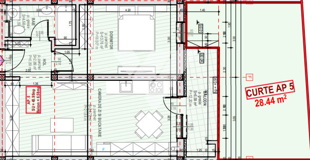 Apartament NOU 2 camere cu balcon etaj 2 + pod - zona Selimbar SIBIU