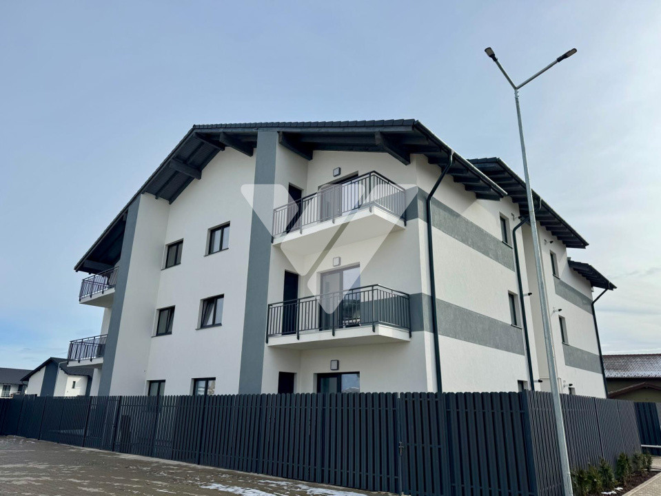 Apartament 2 camere 55 mp etaj 1 cu balcon, parcare Selimbar SIBIU