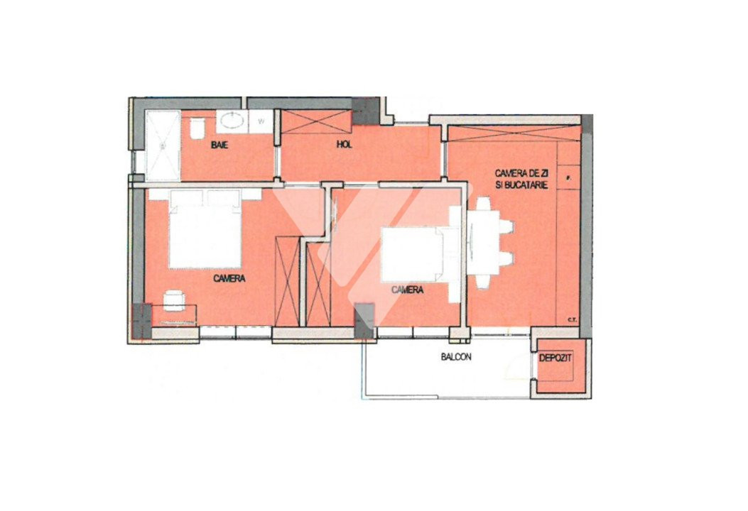Apartament nou LA CHEIE 3 camere etaj 6 boxa si parcare Doamna Stanca