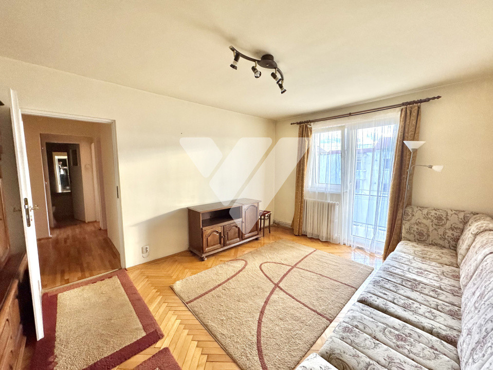 Apartament 3 camere mobilat balcon si pivnita Bvd Mihai Viteazu Sibiu