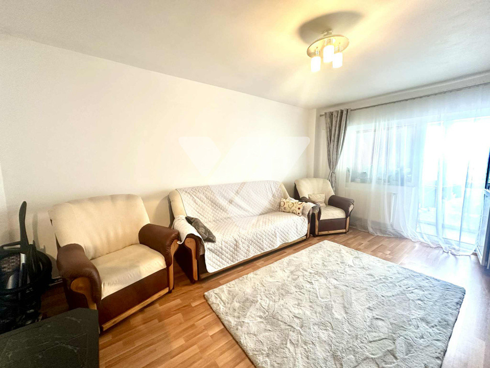 Apartament 3 camere 2 bai mobilat etaj 3 zona Vasile Aaron Sibiu
