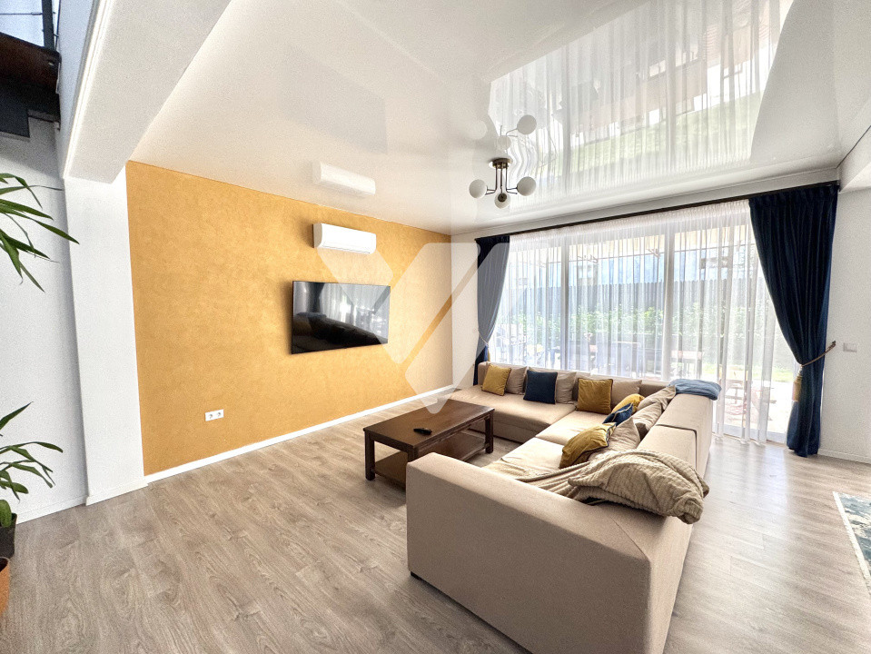 Casa de lux 4 camere terasa pivnita si teren 1007 mp Daia Noua Sibiu