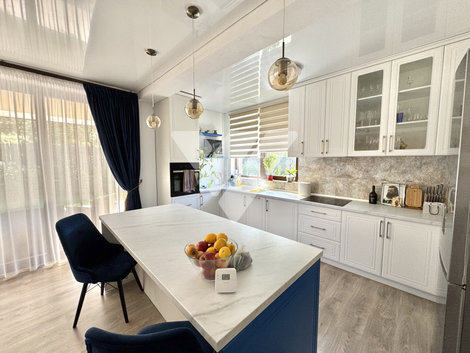 Casa de lux 4 camere terasa pivnita si teren 1007 mp Daia Noua Sibiu