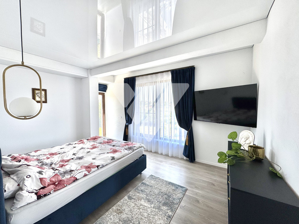 Casa de lux 4 camere terasa pivnita si teren 1007 mp Daia Noua Sibiu