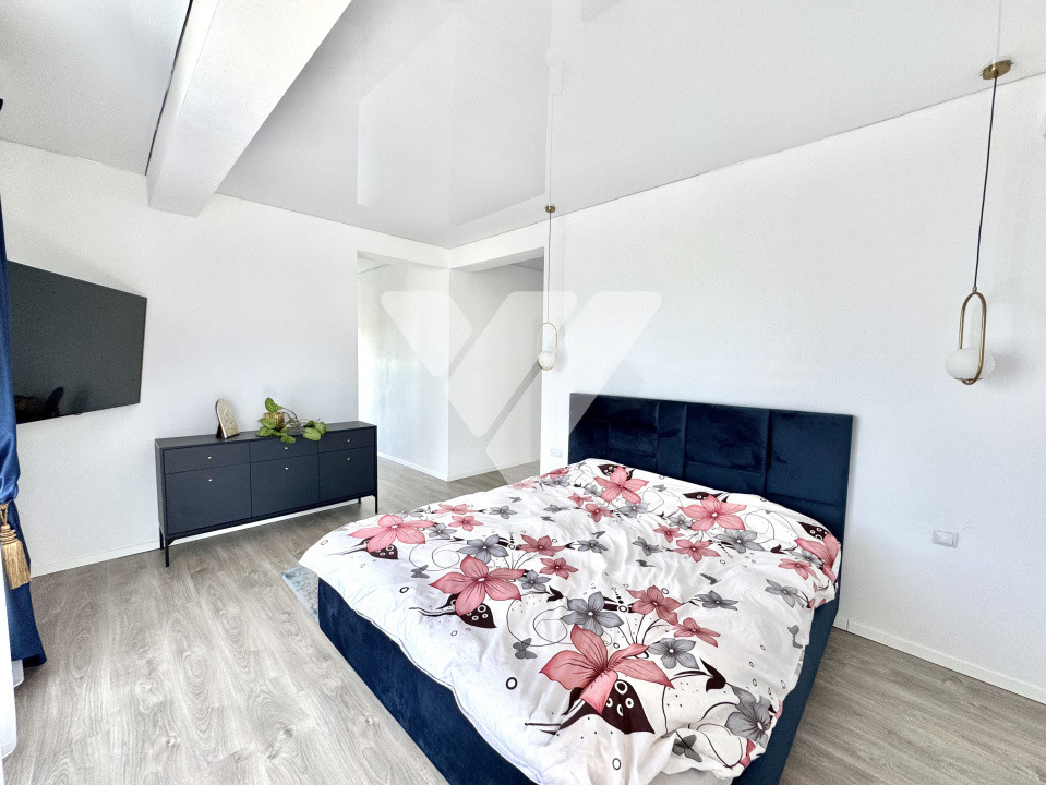 Casa de lux 4 camere terasa pivnita si teren 1007 mp Daia Noua Sibiu