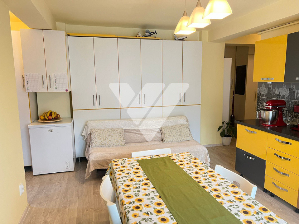 Apartament 3 camere 55 mp + balcon mobilat utilat  Doamna Stanca Sibiu