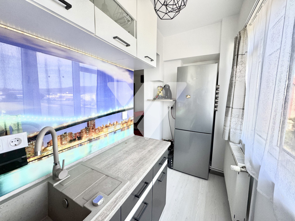 Apartament 1 camera si balcon 32 mp mobilata si pivnita Lazaret Sibiu