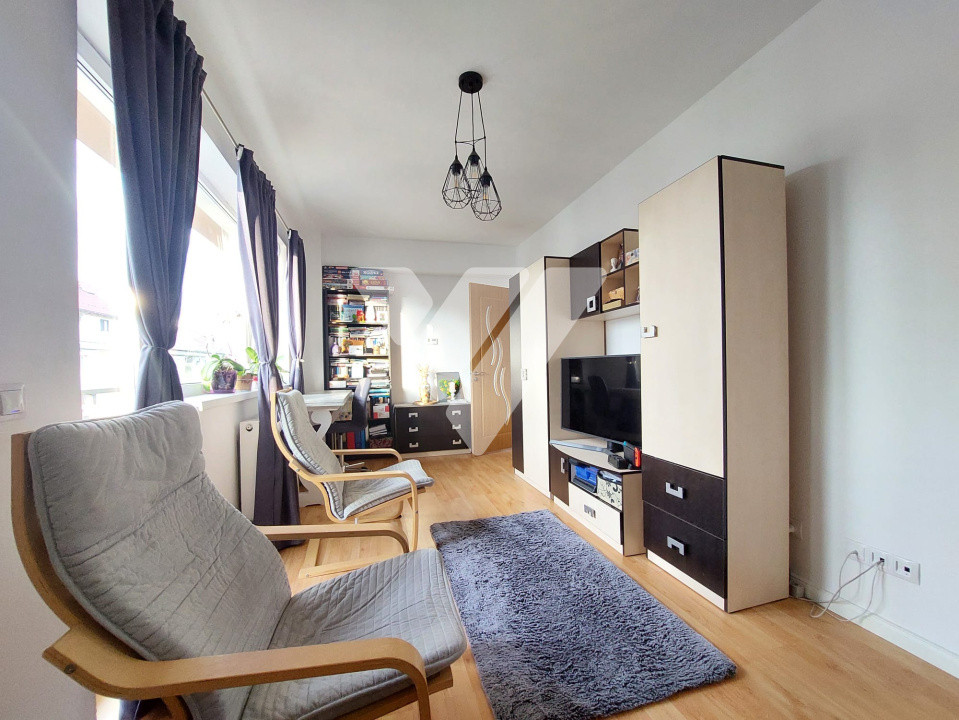 Apartament 2 camere decomandat mobilat parcare zona Terezian Sibiu