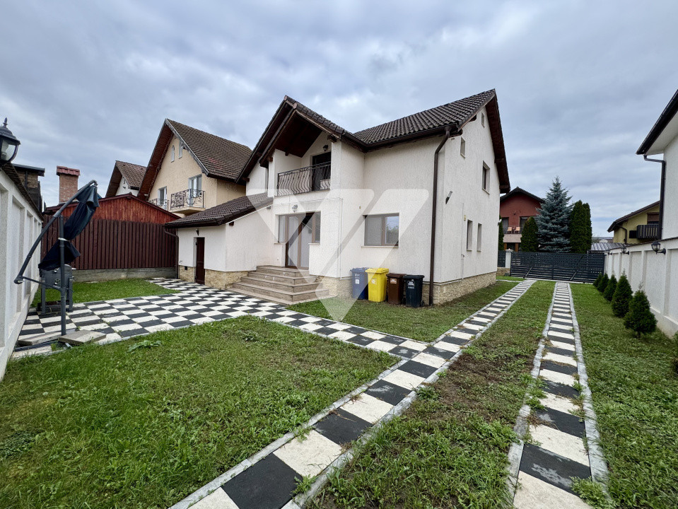 Casa individuala 5 camere si teren 500 mp de inchiriat Selimbar Sibiu