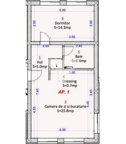 Apartament 2 camere parter in Selimbar - zona Shopping City 