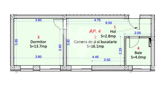 Apartament NOU 2 camere parter Selimbar - zona Shopping City 