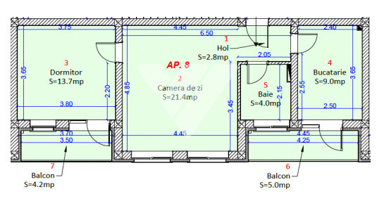 Apartament NOU 3 camere Selimbar - zona Shopping City 