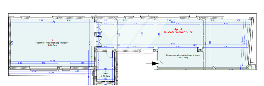 Penthouse extrem de spatios 212 mp utili-Selimbar zona Shopping City 