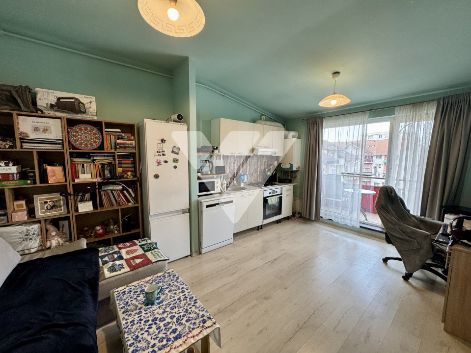 Apartament 2 camere mobilat, balcon de vanzare in Turnisor Sibiu 