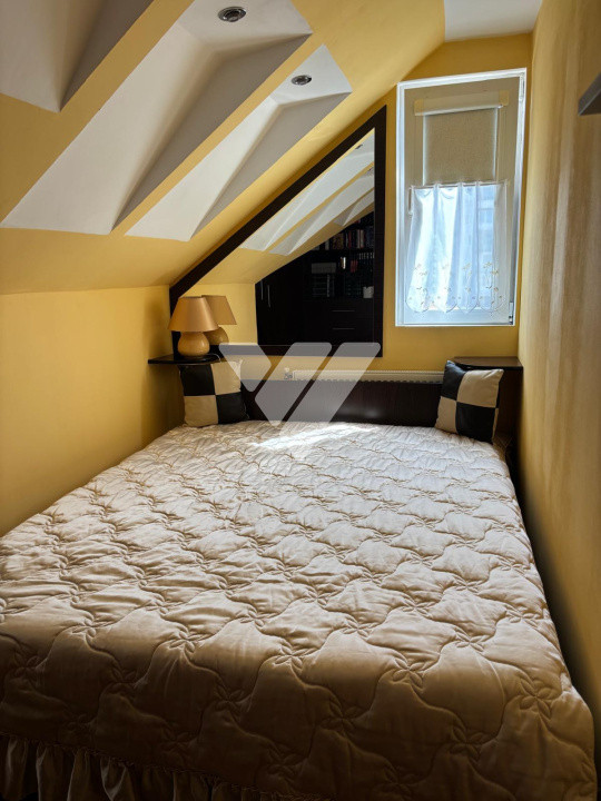 Apartament 3 camere la mansarda mobilat 76 mp Ciresica Sibiu