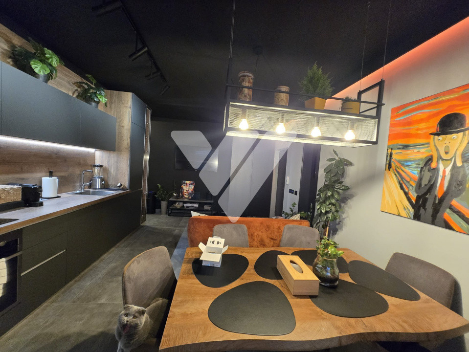 Apartament modern 3 camere complet mobilat și utilat 55 MP - Selimbar