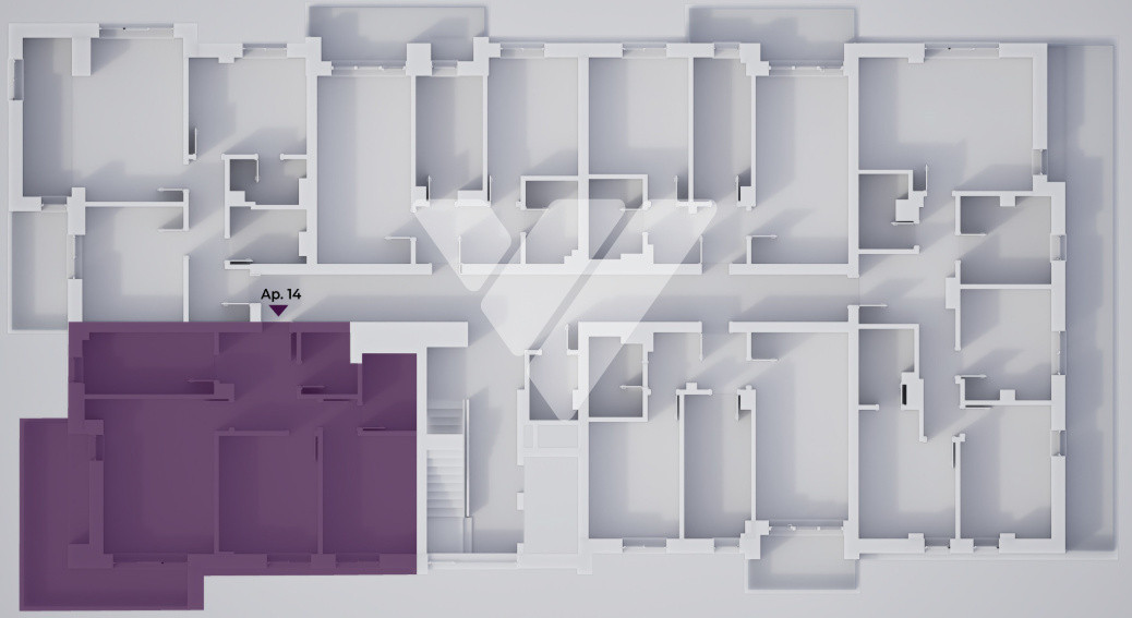 Apartament spatios 3 camere 71 mp utili etaj 2- zona Calea Surii Mici