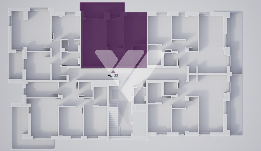 Apartament spatios 2 camere cu balcon si lift- zona Calea Surii Mici