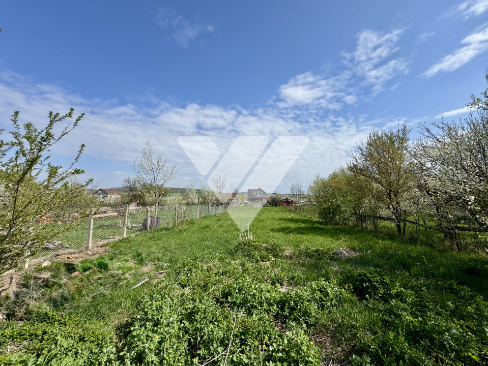 Casa individuala 2 camere cu teren 1400 mp in Cristian Sibiu