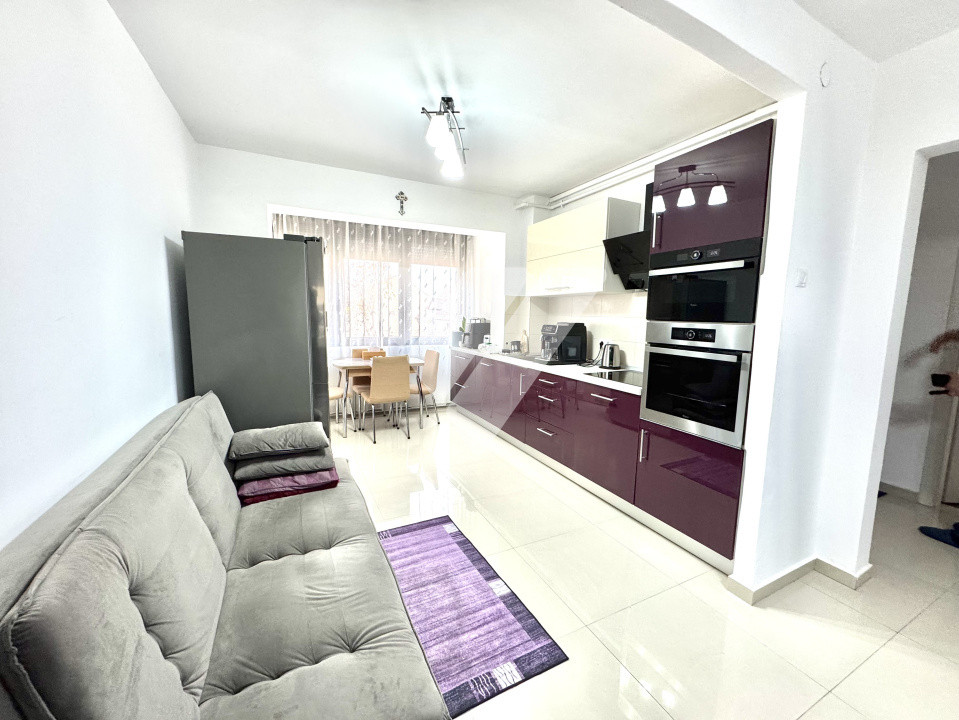 Apartament 3 camere mobilat 68 mp balcon pivnita - Vasile Aaron Sibiu