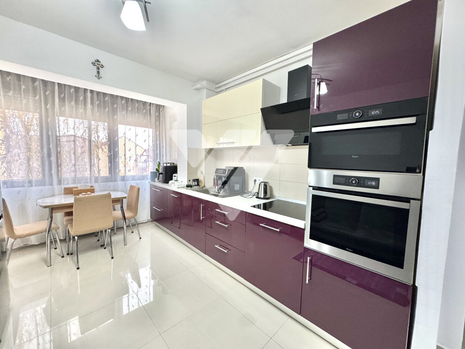 Apartament 3 camere mobilat 68 mp balcon pivnita - Vasile Aaron Sibiu