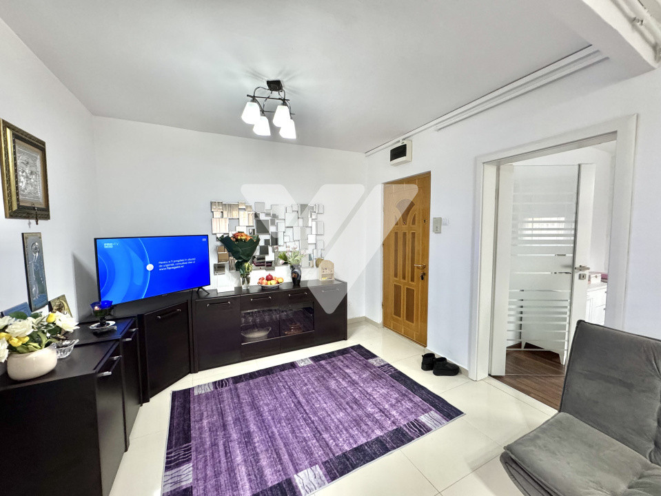 Apartament 3 camere mobilat 68 mp balcon pivnita - Vasile Aaron Sibiu