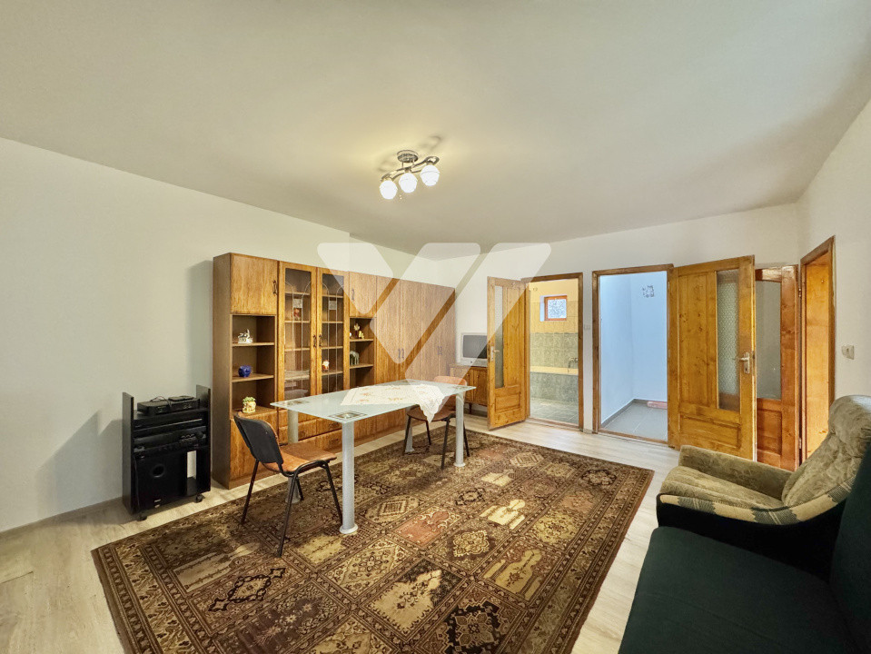 Casa individuala 2 camere 65 mp si teren 136 mp in Slimnic Sibiu