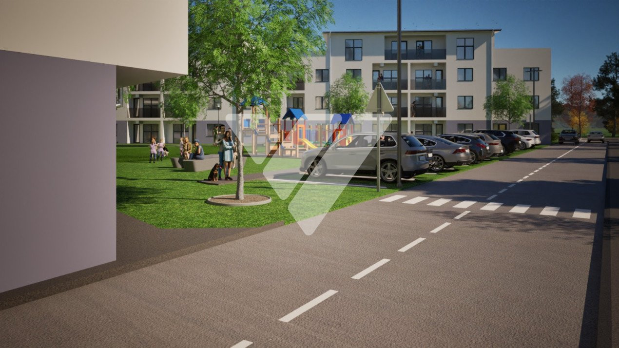 Apartament nou 3 camere cu balcon parcare etaj 2 in Selimbar Sibiu