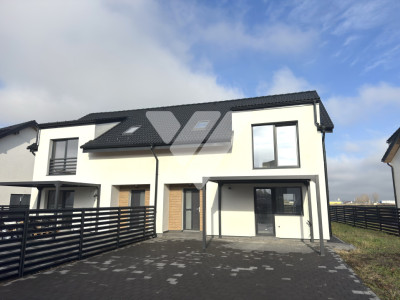 Duplex intabulat 4 camere 110 mp utili si teren 390 mp Sura Mica Sibiu
