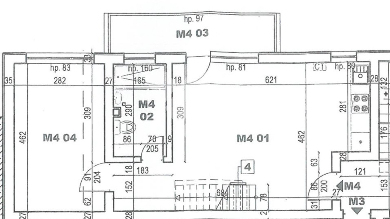 Apartament 3 camere 76 mp la cheie zona Bvd. Mihai Viteazu Sibiu