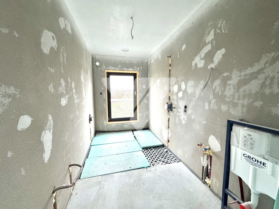 Casa individuala 4 camere pe un singur nivel teren 855 mp Vestem Sibiu