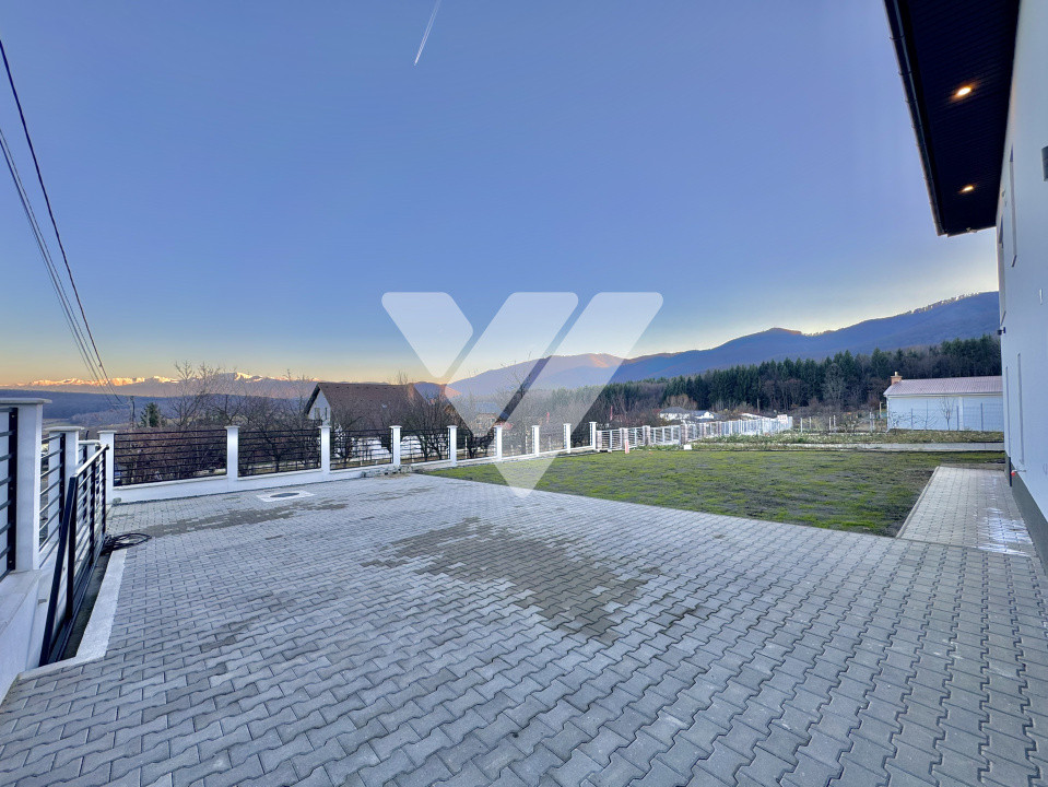 Casa premium pe un singur nivel, teren 600 mp, vedere munti - Tocile
