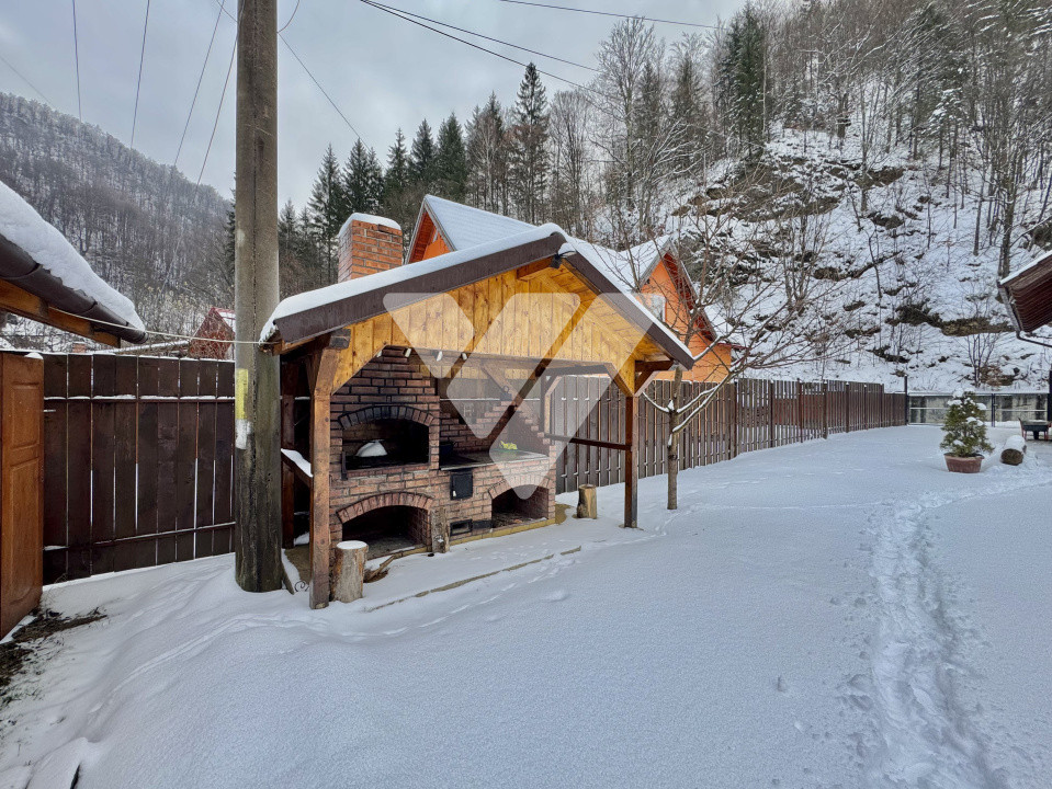 Cabană pe Râul Sadului  120 mp utili Teren 685 mp Zonă montană