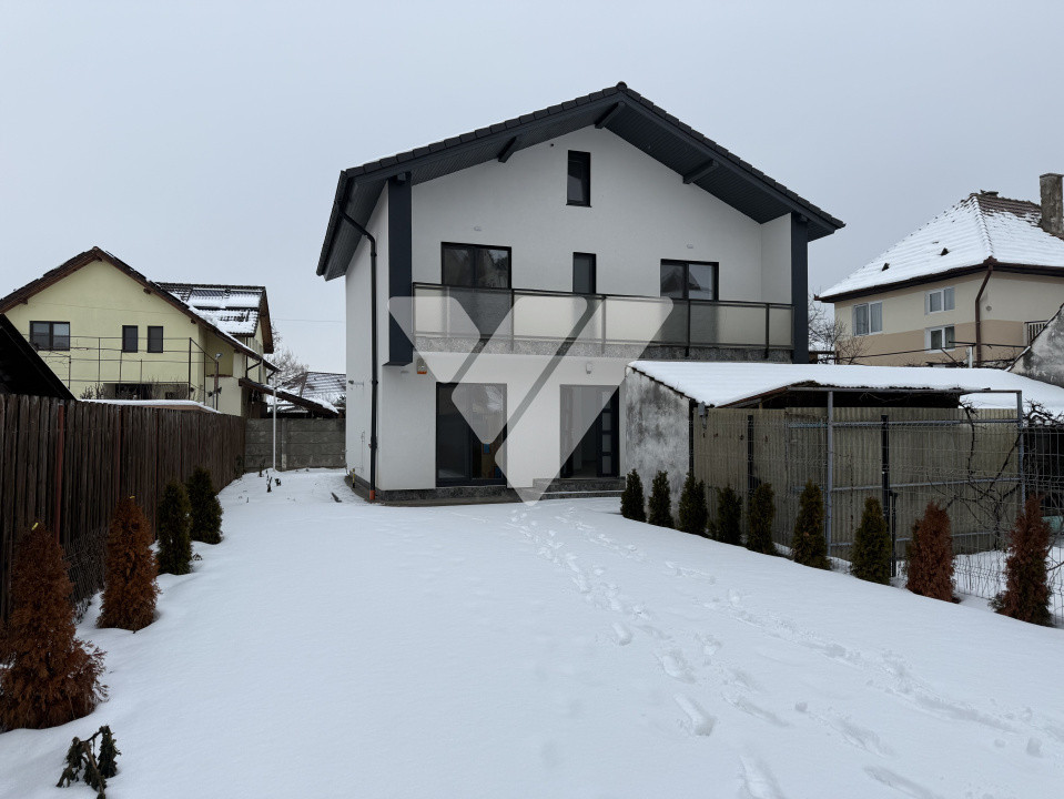 Casa noua individuala 4 camere si teren 335 mp in Turnisor Sibiu