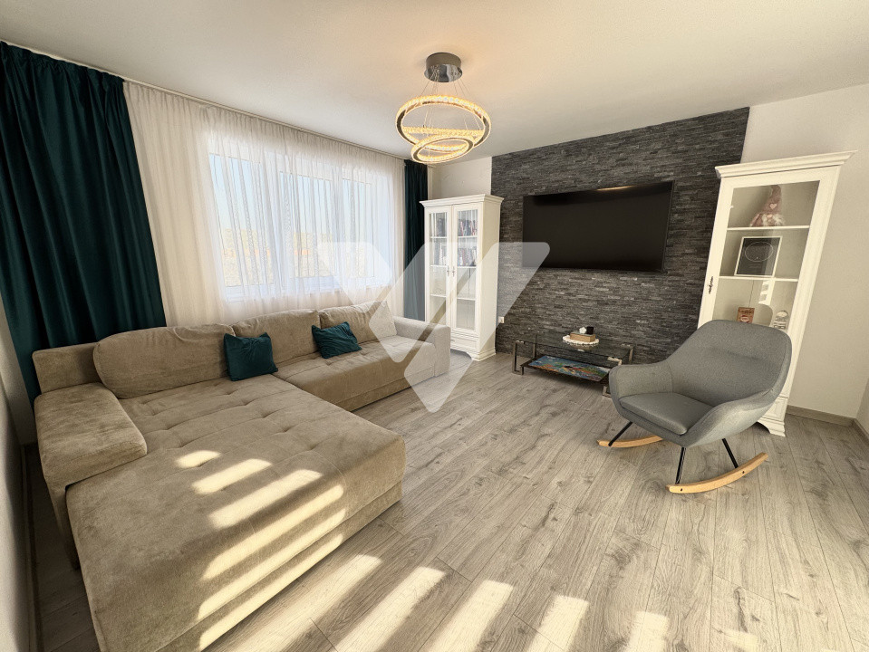 Apartament 3 camere 74 mp mobilat și utilat Calea Surii Mici Sibiu