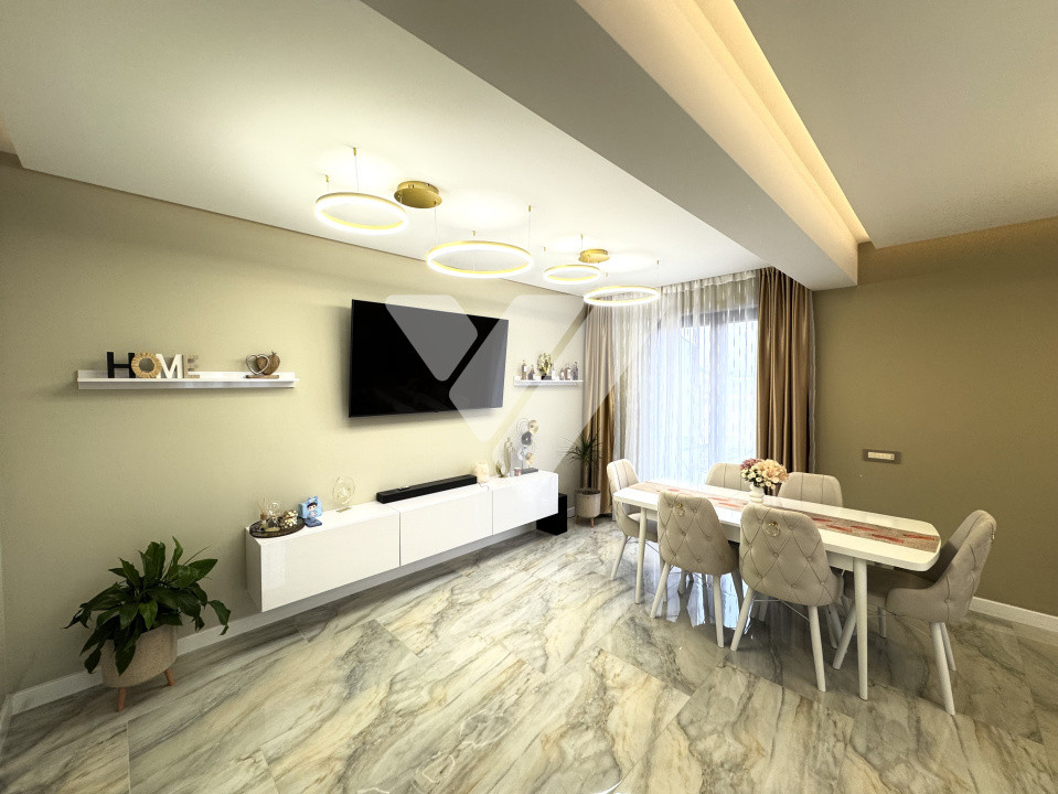 Casa moderna tip duplex 4 camere mobilata, teren 235 mp Talmaciu Sibiu