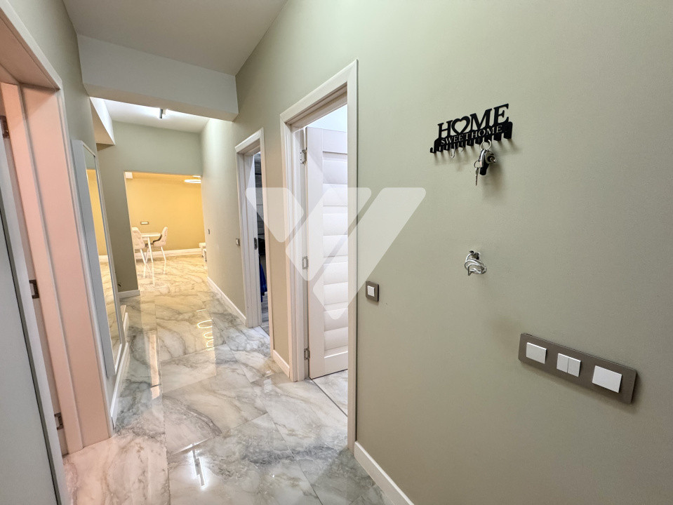 Casa moderna tip duplex 4 camere mobilata, teren 235 mp Talmaciu Sibiu