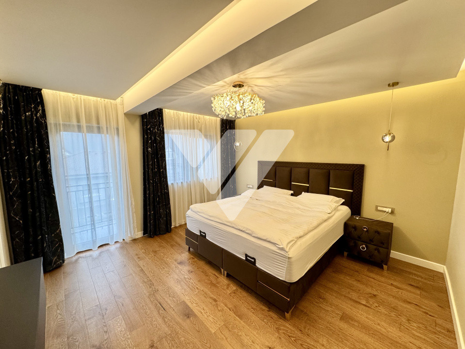 Casa moderna tip duplex 4 camere mobilata, teren 235 mp Talmaciu Sibiu