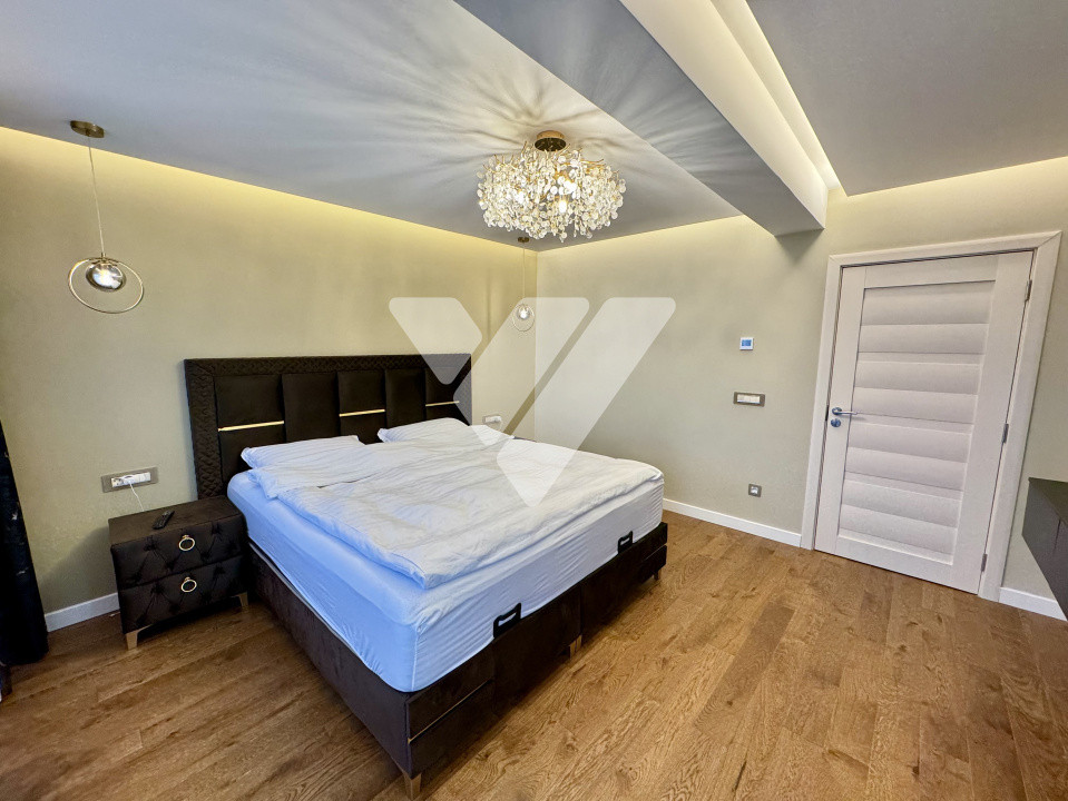 Casa moderna tip duplex 4 camere mobilata, teren 235 mp Talmaciu Sibiu