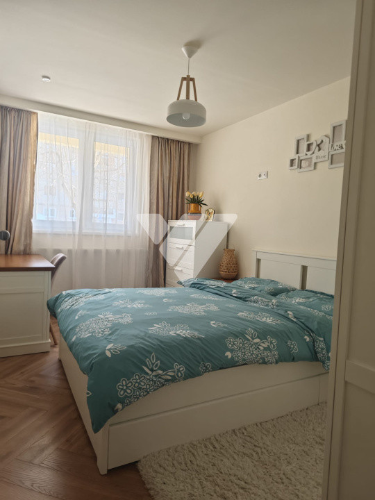 Apartament 2 camere la vile, Sibiu Ștrand, parter, mobilat complet