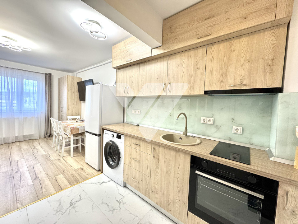 Garsoniera noua de inchiriat etaj 2 cu lift in Sibiu zona Lazaret