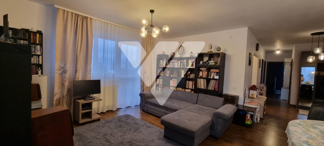 Apartament 3 camere mobilat 92 mp etaj 3 bloc nou zona Rahovei Sibiu