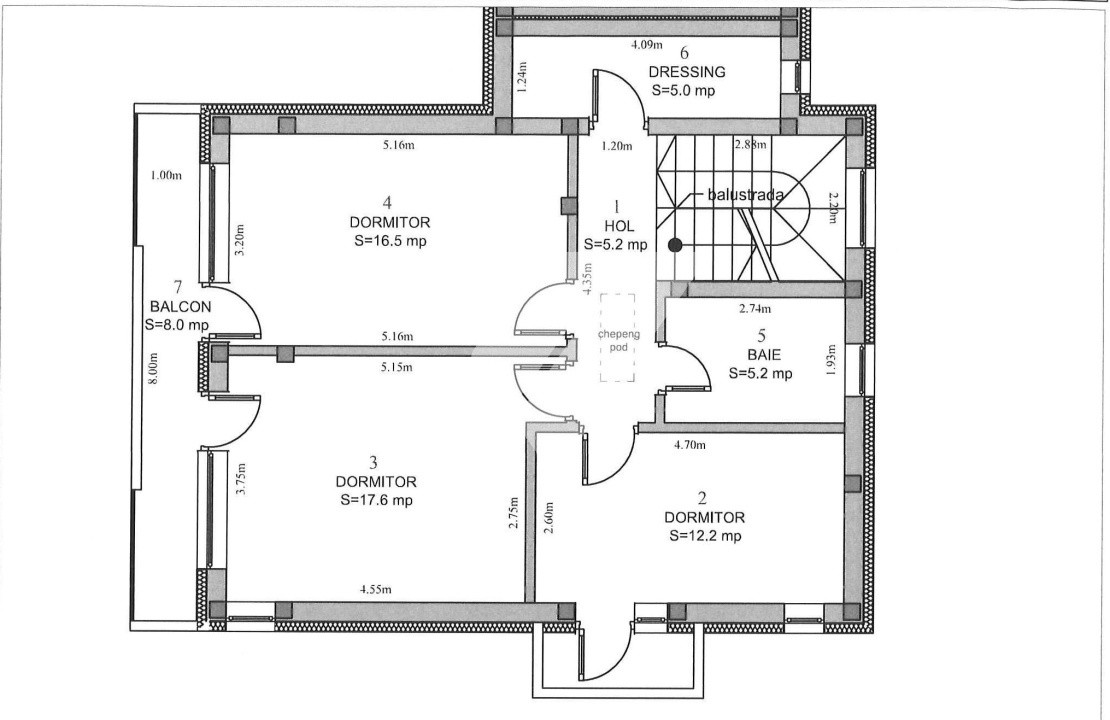 Casa noua duplex 4 camere, teren 475 mp de vanzare in Selimbar Sibiu