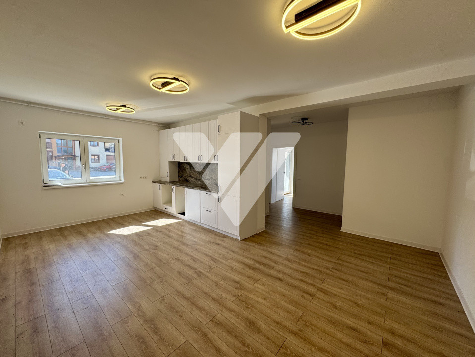 Apartament 2 camere, 2 bai si gradina la cheie Pictor Brana Selimbar